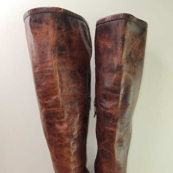 Freebird Steven Coal Brown Leather Tall High Boots (8 US) - Picture 5 of 13